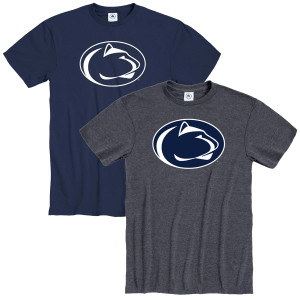 navy and graphite short sleeve t-shirts with Penn State Athletic Logos